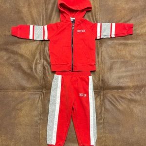 Baby Nike Air sweatsuit set size 18 months